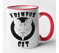 Christmas Cat Mug - Krampus Cat Mug (Red)