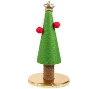 Christmas Cat Scratcher - Tree - Shaped Like A Fun Christmas Tree, This Cat Scratcher Satisfies Your Cat's Natural Urge To Scratch, While Adding Some Festive Décor To Your Space