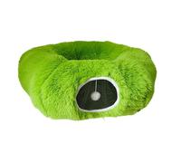 Christmas Cat Tunnel, Festive Foldable Pet Play Tunnel - Interactive Cat Toy & Cozy Hideaway Bed for Indoor Cats, Kittens, Small Pets, Holiday Season Gift (E)