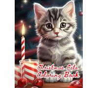 Christmas cats coloring book: Christmas adult coloring book