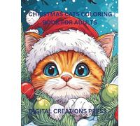 CHRISTMAS CATS COLORING BOOK FOR ADULTS