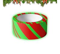 Christmas Caution Tape - Adhesive Barrier Tapes, Warning Safety Stripe Strip, Danger Construction Law Enforcement Crime Scene, Warning Safety Stripe Tape, Glowing Effect, Multi Color