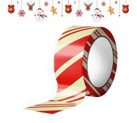 Christmas Caution Tape - Glowing Holiday Decoration, Holiday Hazard Warning Tapes for Event Planners Party Organizers, School Campground Pathways Garden, Living Room Bedroom Park Porch 16.4ft