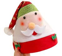 Christmas Celebration Hats Youth Christmas Headgear Interactive Holiday For Various Ages At Holiday Gatherings Unisex Santa Celebration