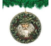 Christmas Celtic Ornaments - 2D Acrylic Winter Seasonal Decoration | Irish Christmas Tree Decoration | for Home Decorators Front Door Office Staircase Window Mantel Wall Living Room Study