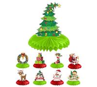Christmas Centerpieces for Tables | Desk Decor Table Signs Christmas Crafts - 9X Paper Crafts Table Centerpieces, Christmas Tabletop Decor, Home Decoration
