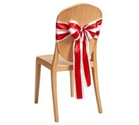 Christmas Chair Back Bows Washable Sashes and with | Dining chair bow for home, events, banquets, children's birthdays, holidays, parties, restaurants, hotels,