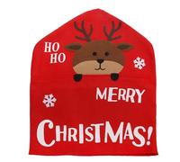 Christmas Chair Covers Cute Cartoon Santa Back Decor For New Year Dining Slipcovers For Holiday Party Slipcovers Holiday Party Kitchen Dining