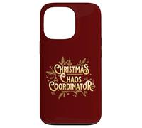Christmas Chaos Coordinator Mom Funny Holiday Mothers Pajama Case for iPhone 13 Pro