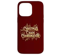 Christmas Chaos Coordinator Mom Funny Holiday Mothers Pajama Case for iPhone 14 Pro Max