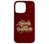 Christmas Chaos Coordinator Mom Funny Holiday Mothers Pajama Case for iPhone 15 Pro Max