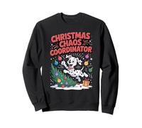 Christmas Chaos Coordinator XMAS Puppy Funny Dalmatian Sweatshirt