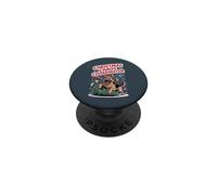 Christmas Chaos Coordinator XMAS Puppy Funny German Shepherd PopSockets Adhesive PopGrip