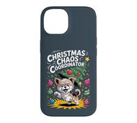 Christmas Chaos Coordinator XMAS Puppy Funny Morkie Case for iPhone 14