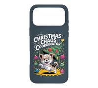 Christmas Chaos Coordinator XMAS Puppy Funny Morkie Case for iPhone 17 Pro Max