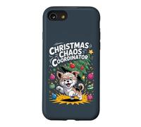 Christmas Chaos Coordinator XMAS Puppy Funny Morkie Case for iPhone SE (2020) / 7/8