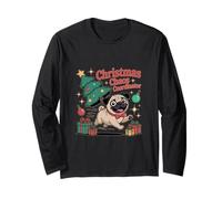 Christmas Chaos Coordinator Xmas Puppy Funny Puggle Long Sleeve T-Shirt