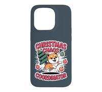 Christmas Chaos Coordinator XMAS Puppy Funny Shiba Inu Case for iPhone 15 Pro
