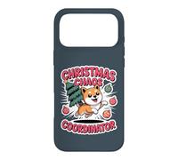 Christmas Chaos Coordinator XMAS Puppy Funny Shiba Inu Case for iPhone 17 Pro Max