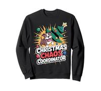 Christmas Chaos Coordinator XMAS Staffordshire Bull Terrier Sweatshirt