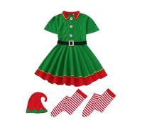 Christmas Character Costume Set, Breathable Santa Claus Costume, Christmas Figure Dress for Children Cosplay, Children's Birthday Theatre Show School Event Parade