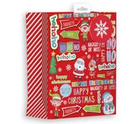 Christmas Character Text Design Medium Gift Bag