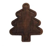 Christmas Charcuterie Board, Wooden Serving Tray and Platter Charcuterie Board, Cute Christmas Tree Dinner Plate, Seasonal Decor C-hristmas Theme Party Tableware Restaurant Dessert Fruit Snack tray