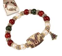 Christmas Charm Bracelet Party Festival Holiday Adjustable Bangle