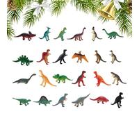 Christmas Checkout Count Toys - 24 Days Glowing In The Dark Dinosaur Doll Calendar - Cute Home Decoration For Desk Shelf Bedroom Living Room