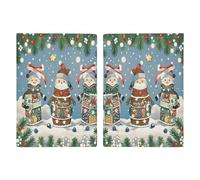 Christmas Cheer Passport Holder Personalized Passport Wallet for Women Men Travel Document Organizer Holder