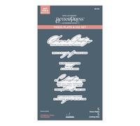 Christmas Cheer Sentiments BetterPress Plate & Die Set from the City Holiday Collection by Yana Smakula