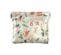 Christmas Cheer Women's Small Leather Coin Purse Convenient Mini Card Holder Wallet for Women