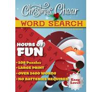 Christmas Cheer Word Search: For Adults and Senior - 108 Large Print Word Search Puzzles