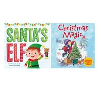 Christmas Children's book set, Magic and Santa's Elf book set - set of 2 Christmas children's books, Christmas book set