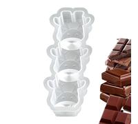 Christmas Chocolate | 3-Cavity Santa Claus Tree Elk Resin, Craft Supplies Home Decorations for Wax Candle Clay Wax Epoxy Cookie Baking A