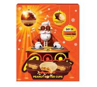 Christmas Chocolate Advent Calendar 2025 - 24 Days of Mini Peanut Butter Cups | Christmas Countdown Chocolate Gift for Kids & Adults | Festive Countdown Calendar with Mini Reece'sTreats