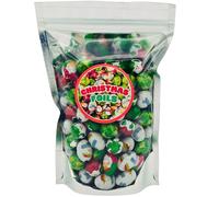 Christmas Chocolate Foiled Balls and Ovals, Foil Wrapped, 500g, Perfect for Stocking Fillers, Displays, Parties, Advent Calendars