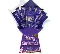 Christmas Chocolate Gift Hamper Bouquet Box (Compatible with CADBURY DAIRY MILK)