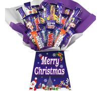 Christmas Chocolate Gift Hamper Bouquet Box (Compatible with CADBURY MIX 24)