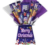 Christmas Chocolate Gift Hamper Bouquet Box (Compatible with CADBURY MIX LG)