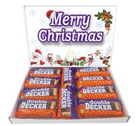 Christmas Chocolate Gift - Letterbox Gift Bouquet Hamper Box (Compatible with CADBURY DOUBLE DECKER)