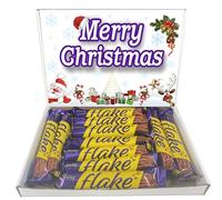 Christmas Chocolate Gift - Letterbox Gift Bouquet Hamper Box (Compatible with CADBURY FLAKE))
