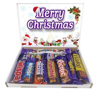 Christmas Chocolate Gift - Letterbox Gift Bouquet Hamper Box (Compatible with CADBURY MIX)