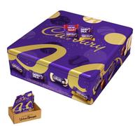 Christmas Chocolate Gift Tin & Tub - Assorted Festive Sweets & Treats - Holiday Sharing Selection, Bundle by UrbanShoppi (Chunks Tin 600G)