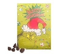 Christmas Chocolate Grinch Advent Calendar - Merry Grinchmas 50g Christmas Countdown Calendar 2024 with Topline Card. Milk Chocolate Advent Calendar for Girls, Secret Santa Gifts for Boys