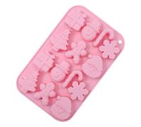Christmas Chocolate Molds - Moulds 14-Cavity Non-Stick | Christmas Tree Silicone Mold,for Fondant Holiday Baking Crafts Cake Food Candy Soap