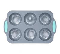 Christmas Chocolate Mould, Chocolate Mould Kitchen Utensil - Silicone Ice Trays in the Shape of Christmas Wreath, for Cocktail Whisky Coffee Latte and Bar Drinks