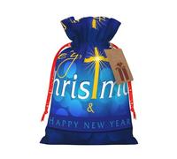 Christmas Christian Nativity Scene Christmas Drawstring Gift Bags Reusable Xmas Presents Storage Bags Party Favorstags 4.7 * 6.9ins