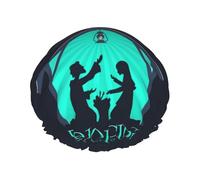 Christmas Christian Nativity Scene Shower Caps Bath Cap For Women Adjustable Double Layer Hair Protection Spa Salon Shower Hat
