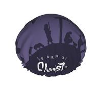 Christmas Christian Nativity Scene Shower Caps Bath Cap For Women Adjustable Double Layer Hair Protection Spa Salon Shower Hat
